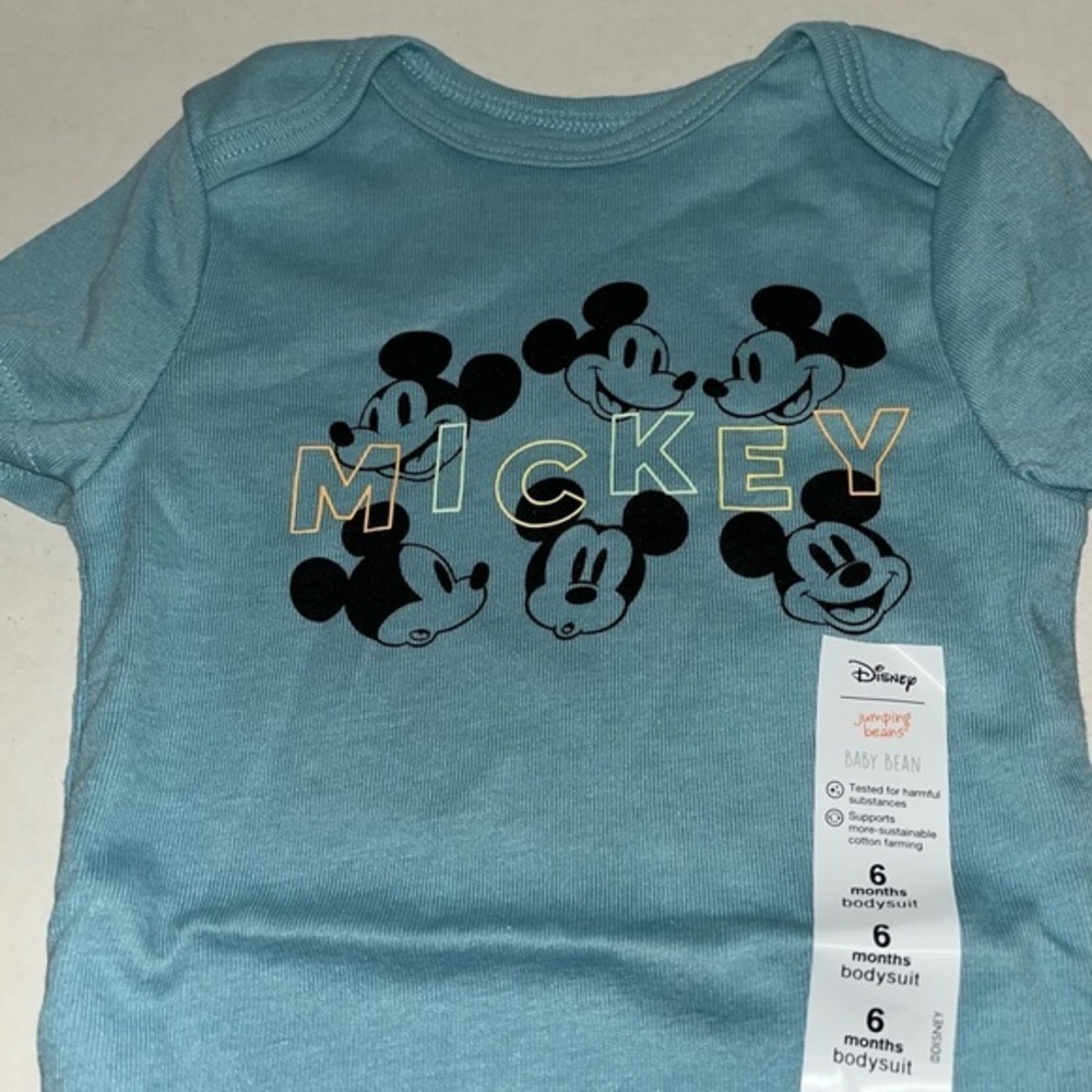 New Baby Jumping Beans Mickey Mouse Bodysuit by‎ Disney